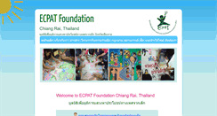 Desktop Screenshot of ecpat-thailand.org